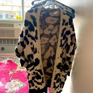 Altar’d state M/L cheetah print cardigan